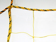 標識ネット 100mm目 有結節 イエローの画像